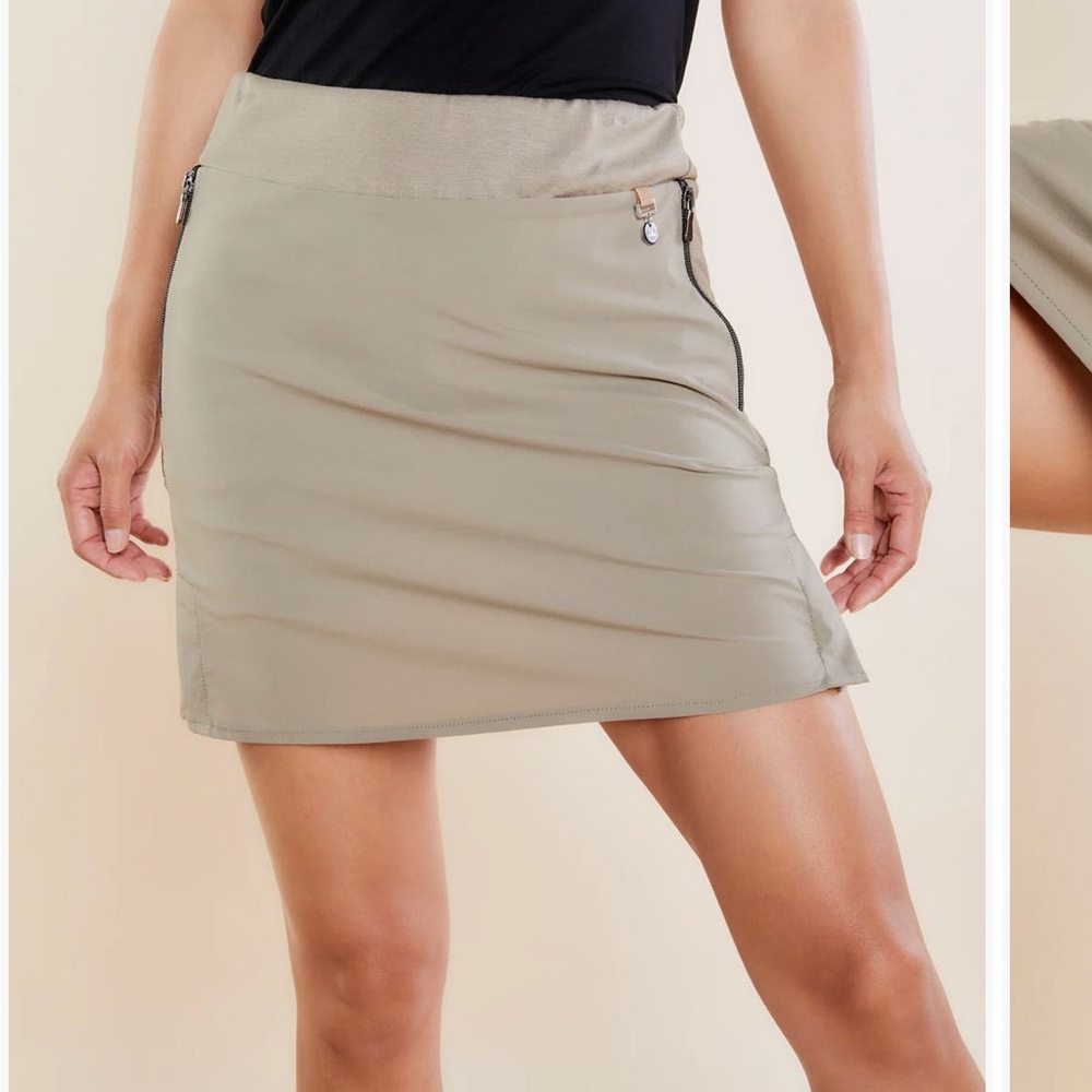 Anatomie khaki Tan Suzzette Sport Luxe Skort xs